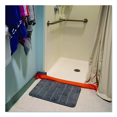 Quick Dam Indoor Bucket Kit, (1) Bucket, (10) 4 ft Water Dams, (6) 10 ft Water Dams (WUGGCO)