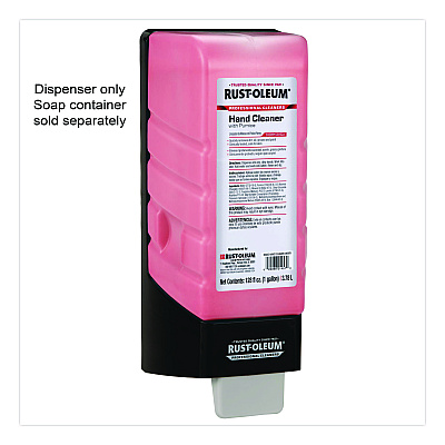 Rust-Oleum Professional Hand Cleaner with Pumice Dispenser, 6.63 x 6.63 x 7.63, Black (383464)