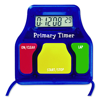 Learning Resources Student Timer, LCD, 2.5 x 6.3 x 2.5, Assorted Colors, 6 Timers (LER8136)