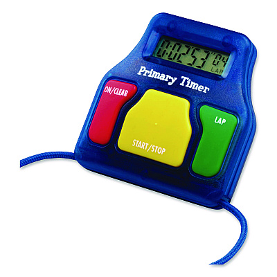 Learning Resources Student Timer, LCD, 2.5 x 6.3 x 2.5, Assorted Colors, 6 Timers (LER8136)