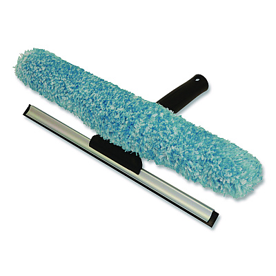 Nexstep Commercial Products MaxiPlus Combo Window Washer and Squeegee, 12" Wide Blade, 8.5" Handle (96154S)