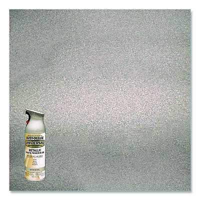 Rust-Oleum Universal Premium Spray Paint, Aged Nickel, 12 oz Aerosol Can, 6/Carton (249130)