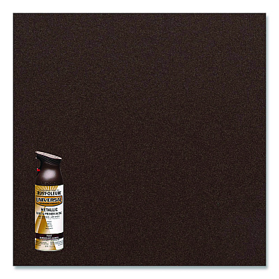 Rust-Oleum Universal Premium Spray Paint, Flat Amber, 12 oz Aerosol Can (271472EA)