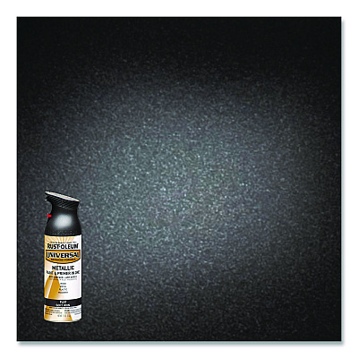 Rust-Oleum Universal Premium Spray Paint, Flat Iron, 12 oz Aerosol Can (271473EA)
