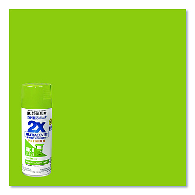 Rust-Oleum Painter's Touch 2X Ultra Cover Spray Paint, High Gloss Tropical Leaf, 12 oz Aerosol Can (331179EA)