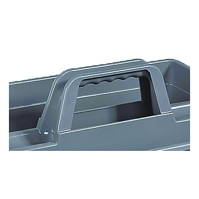 Nexstep Commercial Products MaxiRough Maid Caddies, 2 Compartments, 12 x 7, Gray (96981)