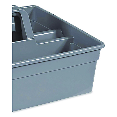 Nexstep Commercial Products MaxiRough Maid Caddies, 2 Compartments, 12 x 7, Gray (96981)