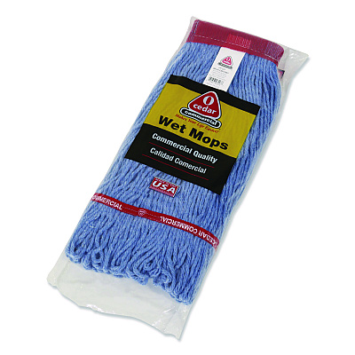 Nexstep Commercial Products MaxiClean Loop-End Mop, Cotton/Synthetic, 20 oz, Blue (97156)