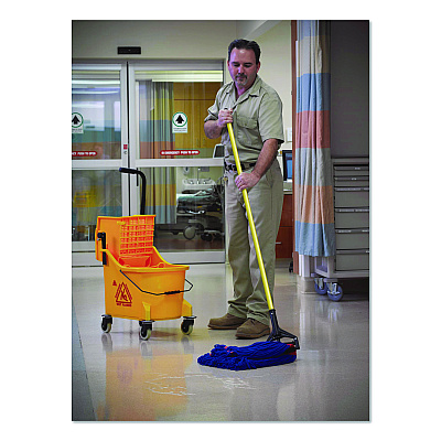 Nexstep Commercial Products MaxiPlus Microfiber Loop-End Mop, Microfiber, 24 oz, Blue (97207)