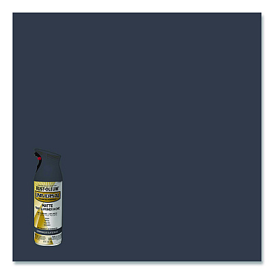 Rust-Oleum Universal Premium Spray Paint, Matte Slate Blue, 12 oz Aerosol Can (376723EA)