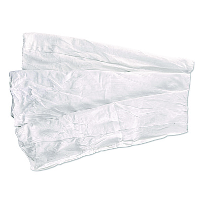 HOSPECO Knit Baby Diaper Rags, 2-Ply, 15 x 18, White, 25 lb/Carton (55525)