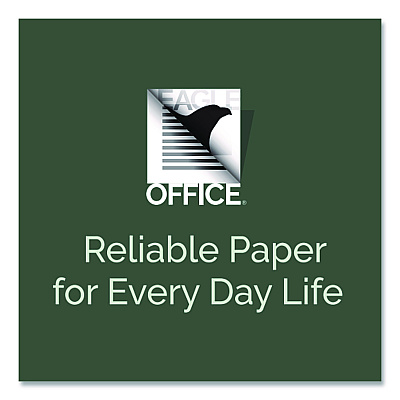 American Eagle Paper Mills Recycled Multipurpose Paper, 92 Bright, 20 lb Bond Weight, 8.5 x 14, White, 500/Ream, 5 Reams/Carton (31550502CT)