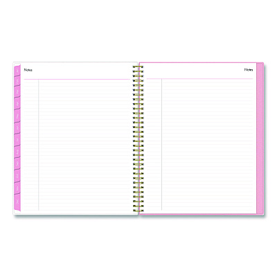 Blue Sky Mimi Pink Weekly/Monthly Planner, Floral Artwork, 11 x 8.5, Pink/Blue/Rose Cover, 12-Month (Jan to Dec): 2026 (137264)