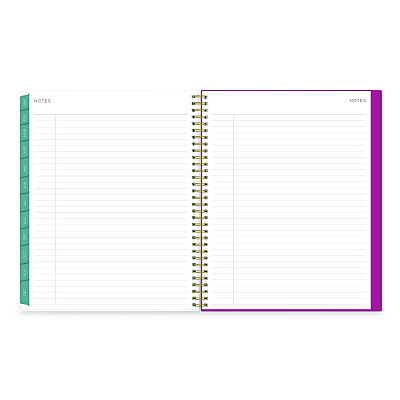 Blue Sky Kelly Ventura Magenta Bloom Weekly/Monthly Planner, Floral Artwork, 11 x 8.5, Multicolor Cover, 12-Month (Jan to Dec): 2026 (140945)