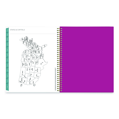 Blue Sky Kelly Ventura Magenta Bloom Weekly/Monthly Planner, Floral Artwork, 11 x 8.5, Multicolor Cover, 12-Month (Jan to Dec): 2026 (140945)