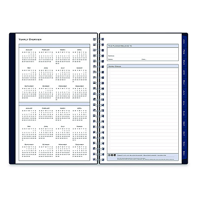 Blue Sky Passages Weekly/Monthly Planner, 8 x 5, Navy Cover, 12-Month (Jan to Dec): 2026 (148657)