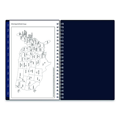 Blue Sky Passages Weekly/Monthly Planner, 8 x 5, Navy Cover, 12-Month (Jan to Dec): 2026 (148657)