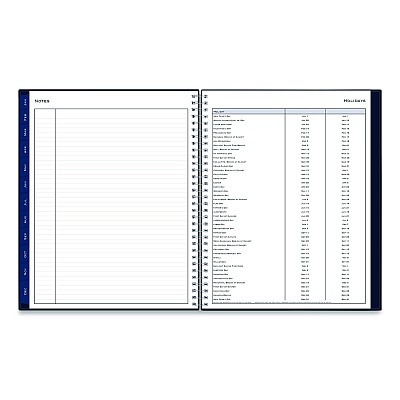 Blue Sky Passages Weekly Appointment Book and Monthly Planner, 11 x 8.5, Navy Cover, 12-Month (Jan to Dec): 2026 (148658)