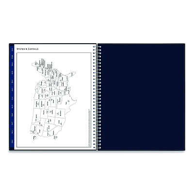 Blue Sky Passages Weekly Appointment Book and Monthly Planner, 11 x 8.5, Navy Cover, 12-Month (Jan to Dec): 2026 (148658)