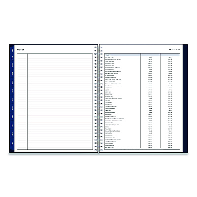 Blue Sky Passages Weekly/Monthly Planner, 11 x 8.5, Navy Cover, 12-Month (Jan to Dec): 2026 (148659)