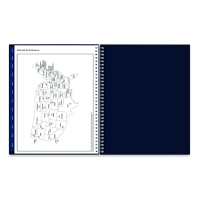 Blue Sky Passages Weekly/Monthly Planner, 11 x 8.5, Navy Cover, 12-Month (Jan to Dec): 2026 (148659)