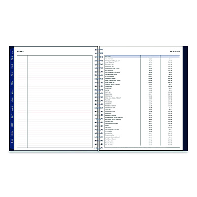 Blue Sky Passages Monthly Planner, 10 x 8, Navy Cover, 12-Month (Jan to Dec): 2026 (148660)