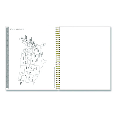 Blue Sky Mimosa Weekly/Monthly Planner, 11 x 8.5, Floral Artwork, Yellow/Green/White Cover, 12-Month (Jan to Dec): 2026 (149059)