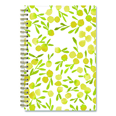 Blue Sky Mimosa Weekly/Monthly Planner, 8 x 5, Lemon Artwork, Yellow/Green/White Cover, 12-Month (Jan to Dec): 2026 (149061)