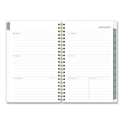 Blue Sky Mimosa Weekly/Monthly Planner, 8 x 5, Lemon Artwork, Yellow/Green/White Cover, 12-Month (Jan to Dec): 2026 (149061)