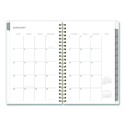 Blue Sky Mimosa Weekly/Monthly Planner, 8 x 5, Lemon Artwork, Yellow/Green/White Cover, 12-Month (Jan to Dec): 2026 (149061)