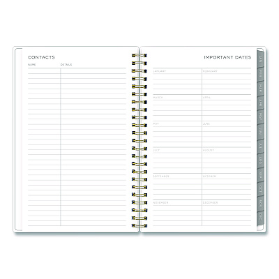 Blue Sky Mimosa Weekly/Monthly Planner, 8 x 5, Lemon Artwork, Yellow/Green/White Cover, 12-Month (Jan to Dec): 2026 (149061)