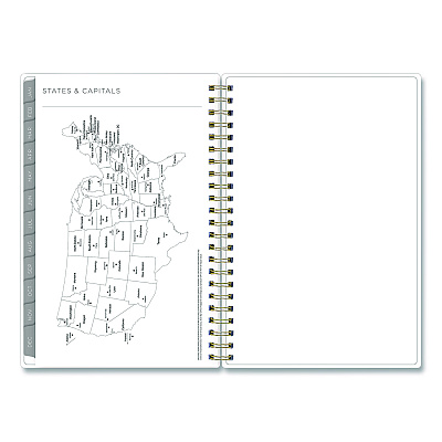 Blue Sky Mimosa Weekly/Monthly Planner, 8 x 5, Lemon Artwork, Yellow/Green/White Cover, 12-Month (Jan to Dec): 2026 (149061)