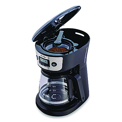 Mr. Coffee 12-Cup Programmable Coffee Maker, Black/Stainless Steel (2176620)