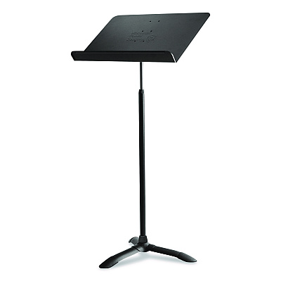 NPS Melody Music Stand, 20.5" Wide, 24" to 46" Shelf Height, Black (82MS)