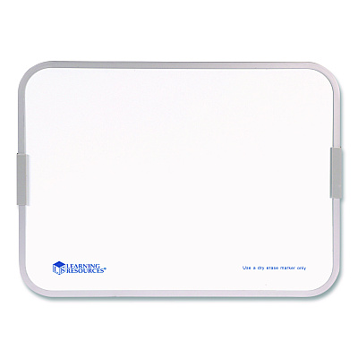 Learning Resources Dry Erase Boards, 9" x 12", White Surface, 10 Boards (LER4278)