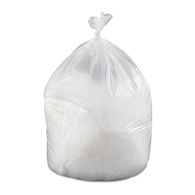 Inteplast Group High-Density Commercial Can Liner Value Pack, 60 gal, 19 mic, 38" x 58", Clear, Interleaved Roll, 25 Bags/Roll, 6 Rolls/CT (IBSVALH3860N22)