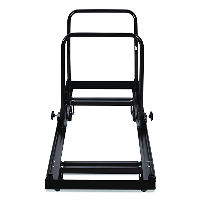NPS Folding Chair Dolly For Vertical Storage, Metal, 1,100 lb Capacity, 19.25" x 81" x 38.5", Brown (DY35)