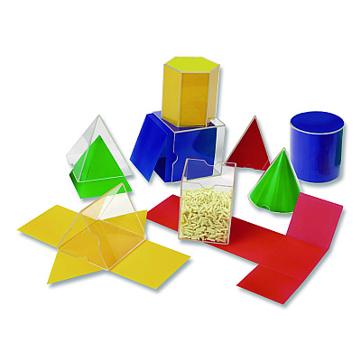 Learning Resources Folding Geometric Shapes, Grades 2 to 6, 16 Pieces (LER0921)