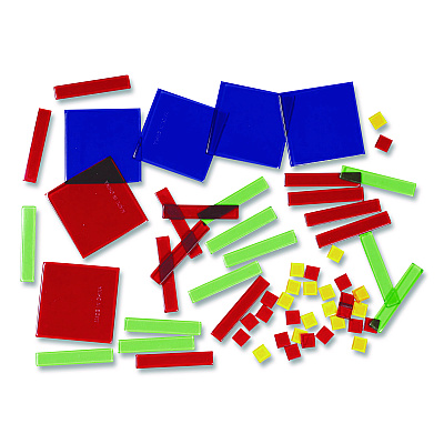 Learning Resources Algebra Tiles Class Set, Grades 7 to 9, 32 Pieces/Set, 30 Sets (LER7547)