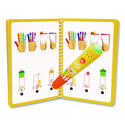Educational Insights Hot Dots Numberblocks Activity Book with Interactive Pen, Number Recognition 11 to 20, 60 Activities, Grades K to 1, 60 Pages (2551)