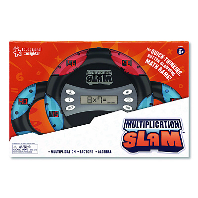 Educational Insights Multiplication Slam, Five Games Modes, Two Subjects: Multiplication and Division, Grades 3 to 7 (8433)