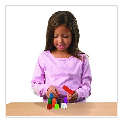 hand2mind UniLink Linking Cubes, Pre-K to K, 1,000 Pieces (46485)