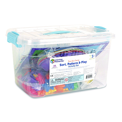 Learning Resources Three Bear Family Sorting Activity Set, Pre-K to K, 133 Pieces (LER0757)