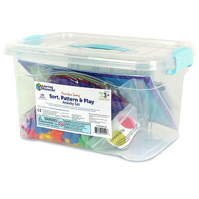 Learning Resources Three Bear Family Sorting Activity Set, Pre-K to K, 133 Pieces (LER0757)