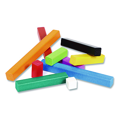 Learning Resources Cuisenaire Rods Introductory Set, Grades Pre-K to 3, 74 Pieces (LER7500)