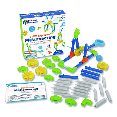 Learning Resources STEM Explorers Motioneering, Grades K to 2, 56 Pieces (LER9308)
