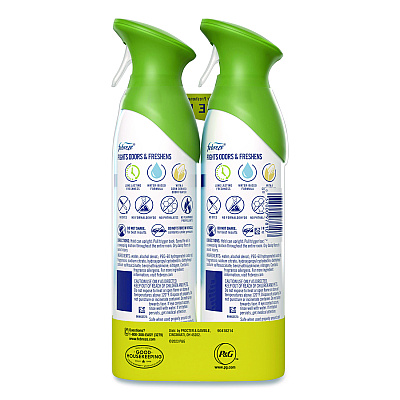 Febreze AIR, Gain Original, 8.8 oz Aerosol Spray, 2/Pack, 3 Packs/Carton (17346)