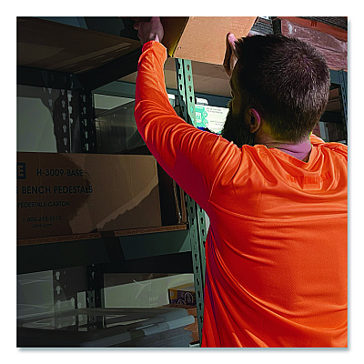 ergodyne Chill-Its 6689 Cooling Long Sleeve Sun Shirt with UV Protection, X-Large, Orange (12180)