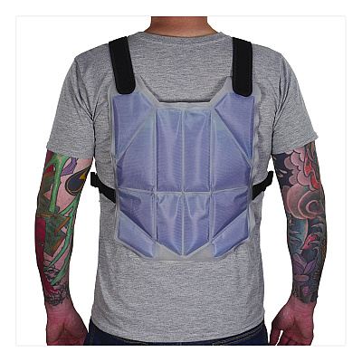 ergodyne Chill-Its 6210 Phase Change Cooling Ice Vest, Nylon/Phase Change, One Size Fits Most, Blue (12222)