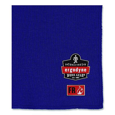 ergodyne Chill-Its 6606FR FR Cooling Towel, Modacrylic Knit, One Size Fits Most, Blue (12437)